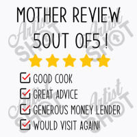 Funny Gifts For Mom 5 Out Of 5 Stars Rated Review Good Cook Great Advi T-shirt | Artistshot