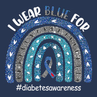 Diabetes Diabetic Rainbow I Wear Blue For T1d Warrior 1 Diabetes Aware Men Denim Jacket | Artistshot