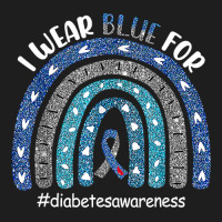 Diabetes Diabetic Rainbow I Wear Blue For T1d Warrior 1 Diabetes Aware Classic T-shirt | Artistshot