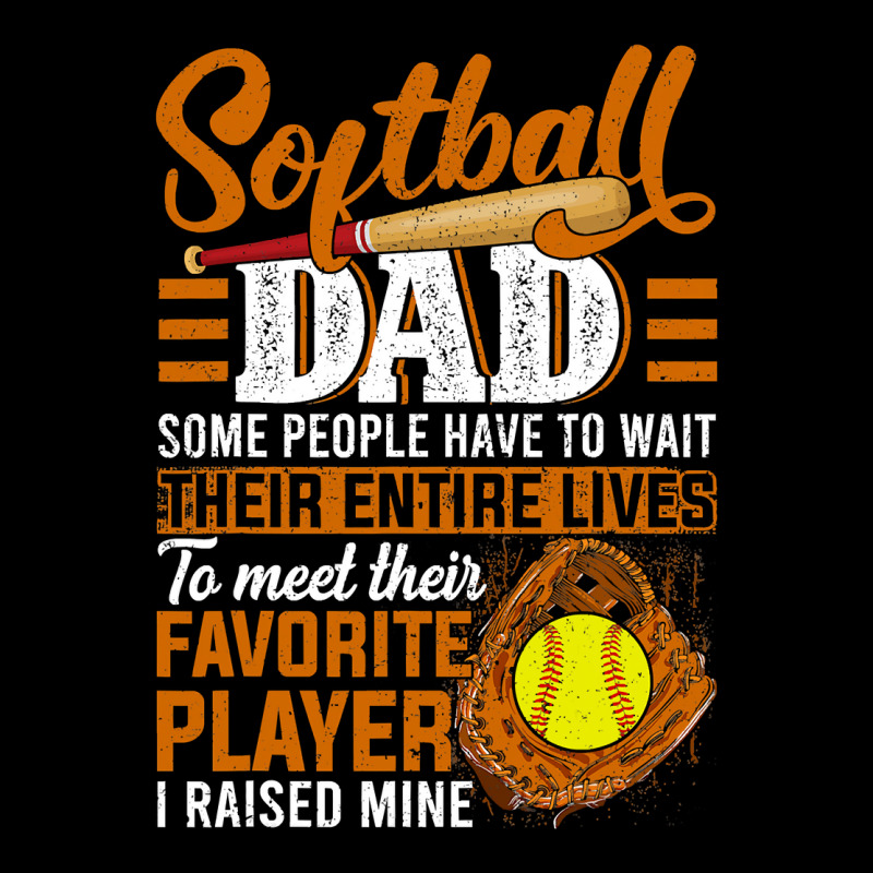 Softball Pitcher Hitter Catcher Mens Funny Dad For Men Dad I Raised Mi V-neck Tee | Artistshot