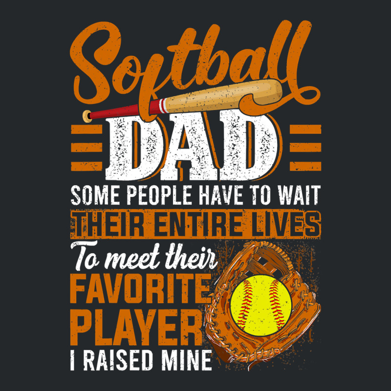 Softball Pitcher Hitter Catcher Mens Funny Dad For Men Dad I Raised Mi Crewneck Sweatshirt | Artistshot