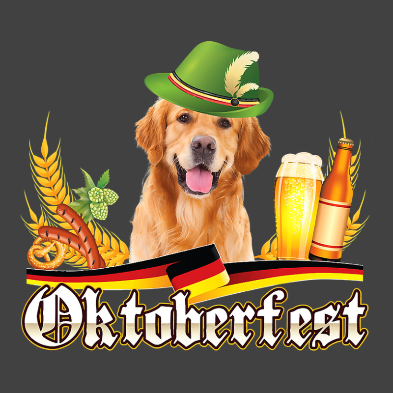 Golden Retriever Goldie Dog Beer Oktoberfest Prost Beer Festival 339 R Vintage T-Shirt by circularflap | Artistshot