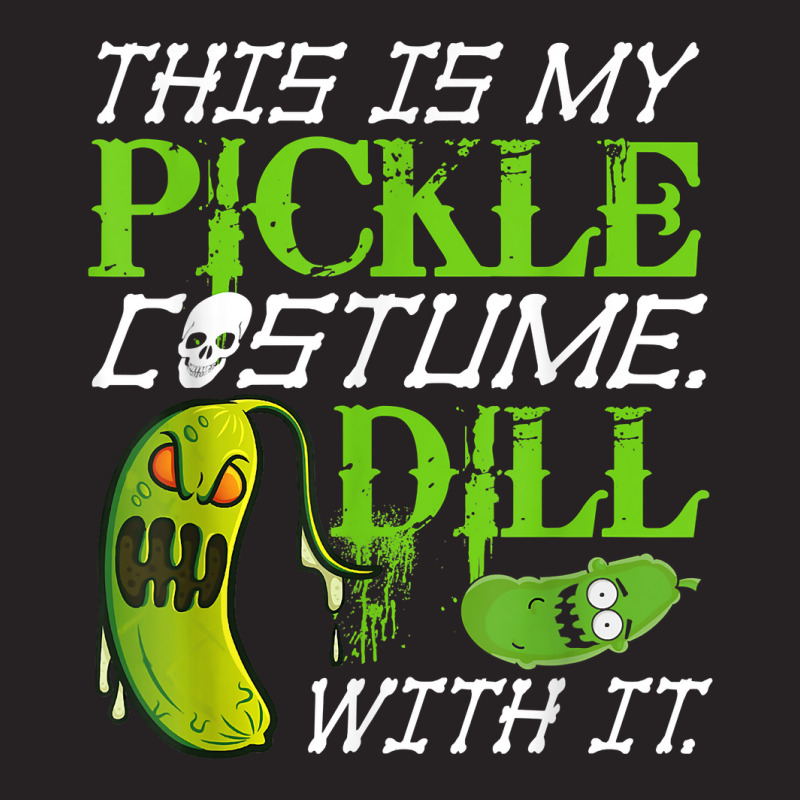 This Is My Pickle Costume Dill With It Scary Pickles Skull T Shirt Vintage Cap by bibonzgulnacqo | Artistshot