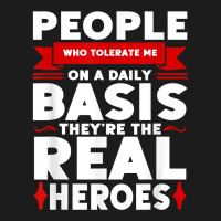 People Who Tolerate Me On A Daily Basis Funny Quote Sarcasm T Shirt Hoodie & Jogger Set | Artistshot