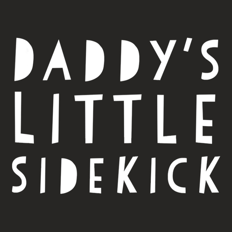 Father S Day  For Kid Boys And Girls Daddys Sidekick Ladies Fitted T-Shirt by Hoangduong | Artistshot