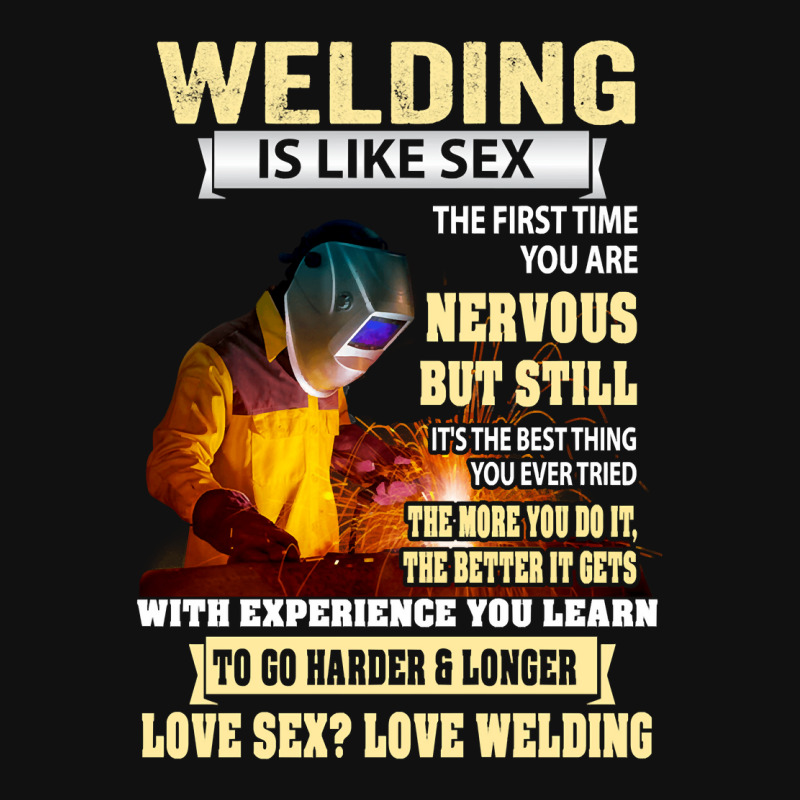 Welder Job Welding Is Like Sex Love Sex Love Welding92 Accessory Pouches By Circularflap