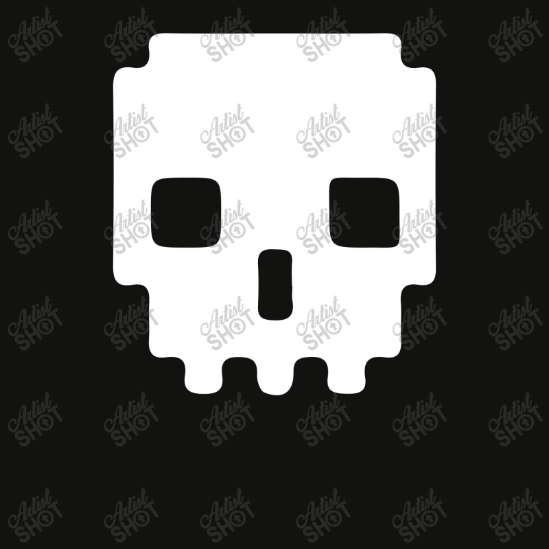 Pixel Skull 8 Bit Era Scorecard Crop Tee | Artistshot