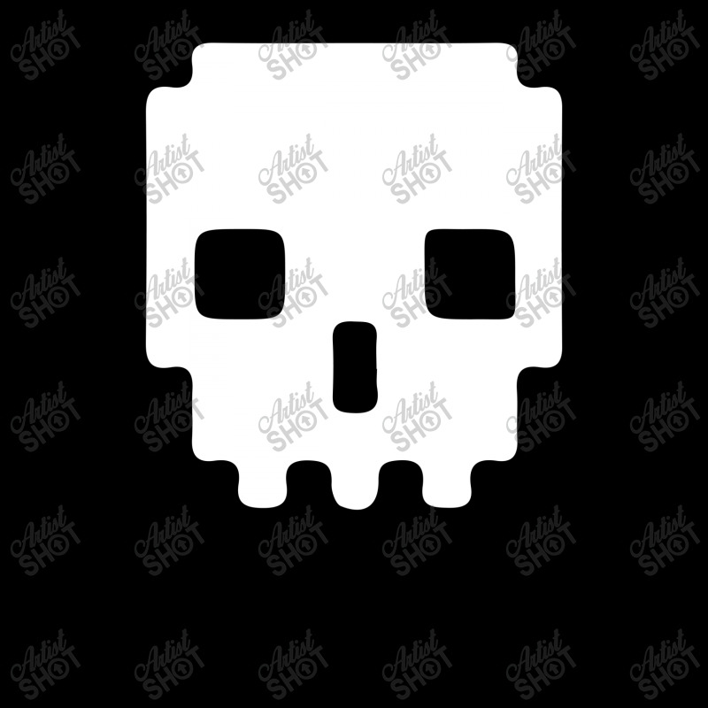 Pixel Skull 8 Bit Era Cropped Hoodie | Artistshot