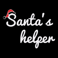 Santa's Helper Cute Christmas Cropped Hoodie | Artistshot