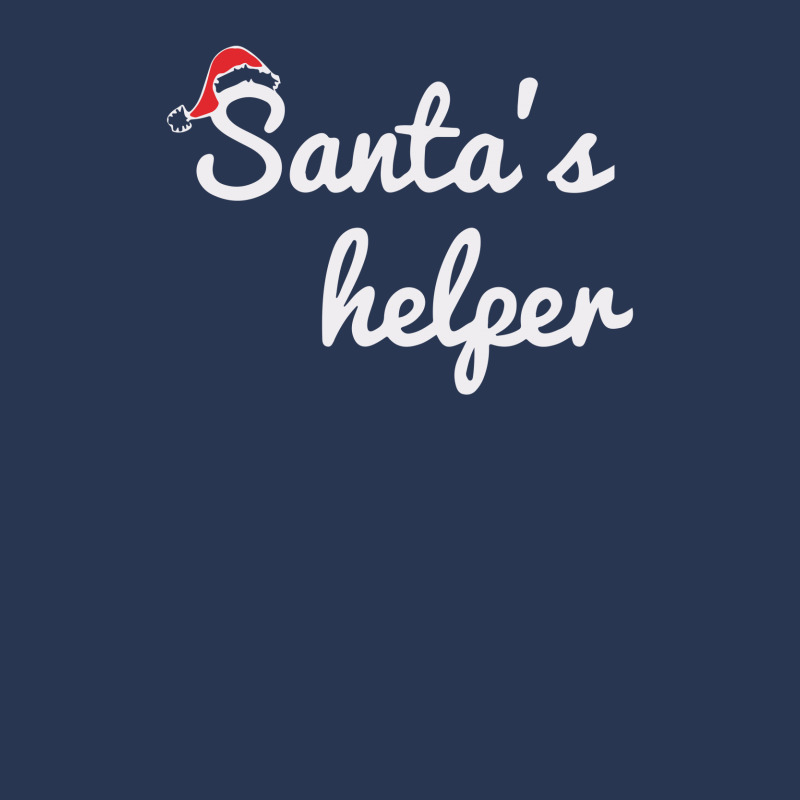 Santa's Helper Cute Christmas Ladies Denim Jacket | Artistshot