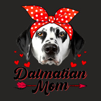 Dalmatian Funny Dog Womens Cute Dalmatian Mom Dog Mom Mothers Day 114 Ladies Fitted T-shirt | Artistshot