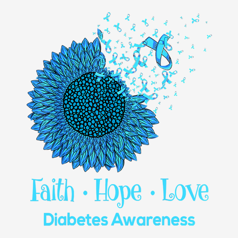 Diabetes Diabetic Sunflower Faith Hope Love Diabetic 7 Diabetes Awaren 15 Oz Coffee Mug by circularflap | Artistshot