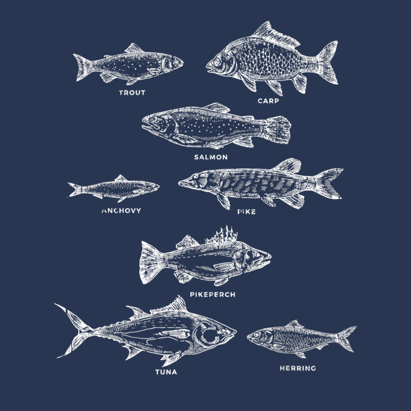 Fish Species Collection Biologist Fishkeeping Animal Fish T Shirt Men Denim Jacket by bibonzgulnacqo | Artistshot