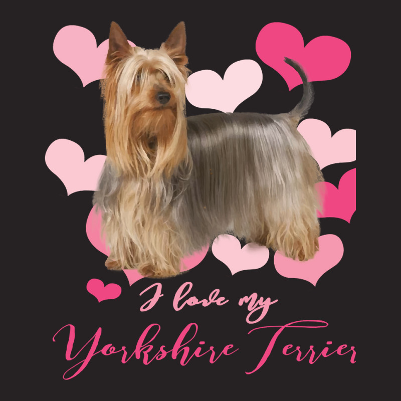 Dog I Love My Yorkshire Terrier Especially For Yorkie Dog Lovers Puppy Vintage Cap by circularflap | Artistshot