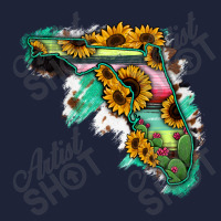 Florida Map With Sunflower And Serape Cactus Classic T-shirt | Artistshot