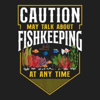 Saltwater Aquarium Caution May Talk About Fishkeeping At Any T Shirt Ladies Polo Shirt | Artistshot