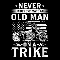 Mens Never Underestimate An Old Man On A Trike   Trike Triker T Shirt Men's Long Sleeve Pajama Set | Artistshot