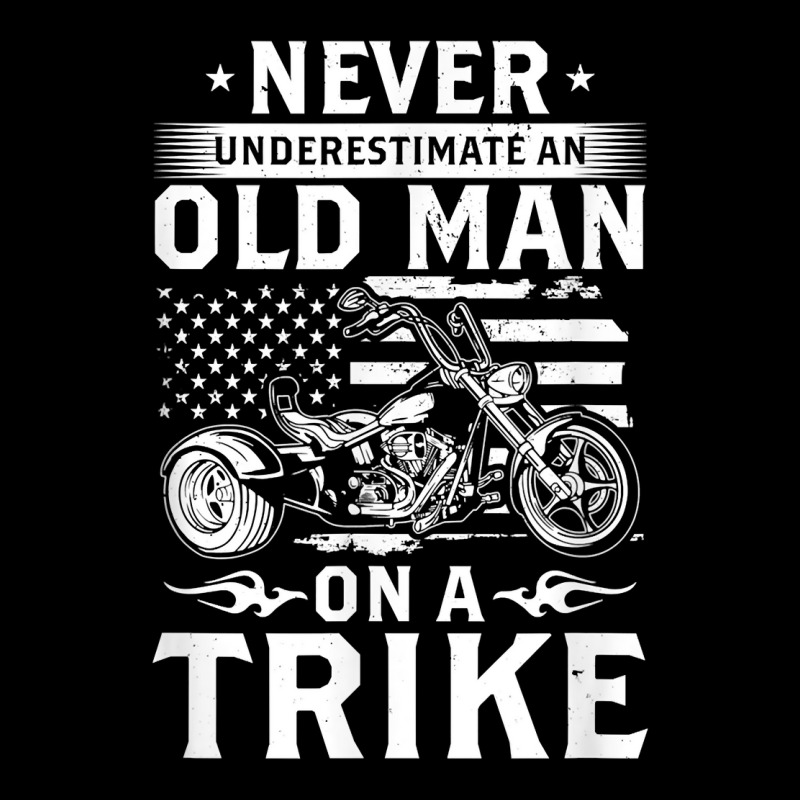 Mens Never Underestimate An Old Man On A Trike   Trike Triker T Shirt Men's Long Sleeve Pajama Set by kylanaalamos | Artistshot