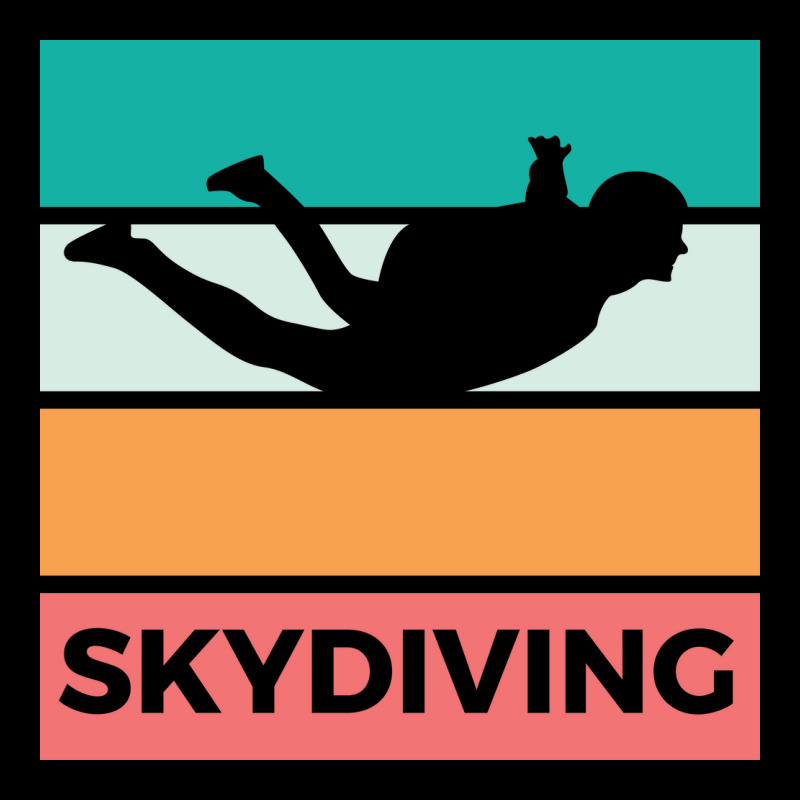 Skydiving Silhouette Sport Activity Vector Graphic Baby Tee | Artistshot