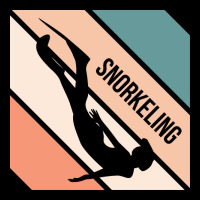 Snorkeling Silhouette Sport Activity Vector Graphic Adjustable Cap | Artistshot