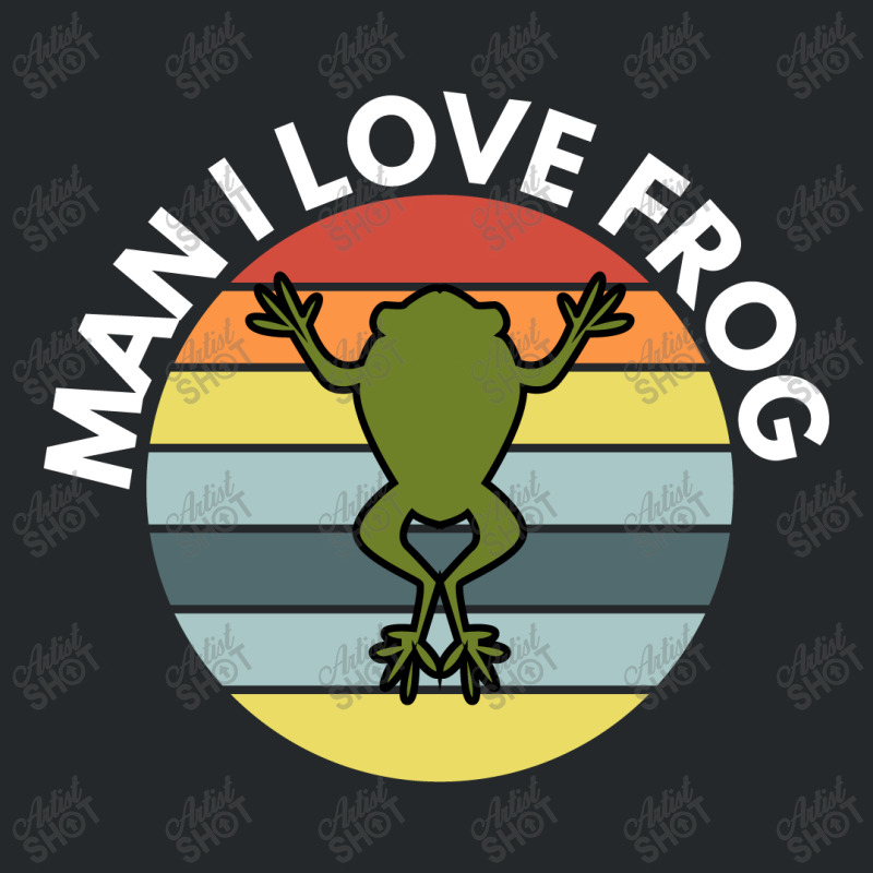 Man I Love Frog Crewneck Sweatshirt | Artistshot