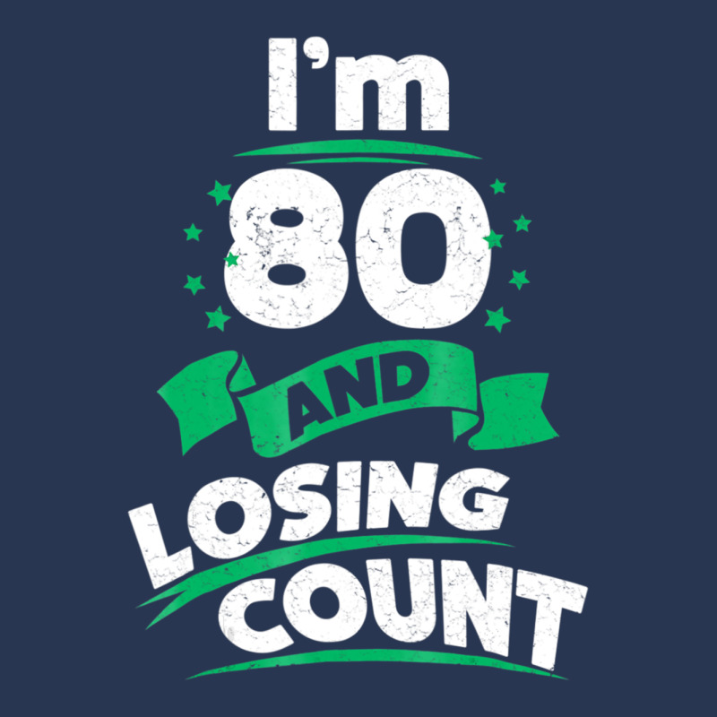 80th Birthday Gift Idea For Dad Funny 80 Years T Shirt Ladies Denim Jacket | Artistshot