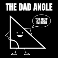 Mens Funny Math Joke Angle Dad Angle Fathers Day Cropped Hoodie | Artistshot