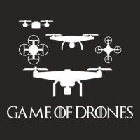 Game Of Drones Shirt Drone Racing Fpv Pilot T Shirt Gift Ladies Fitted T-shirt | Artistshot