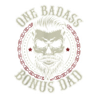 Mens One Badass Bonus Dad Birthday Step Dad Father's Day Tee T Shirt Long Sleeve Baby Bodysuit | Artistshot