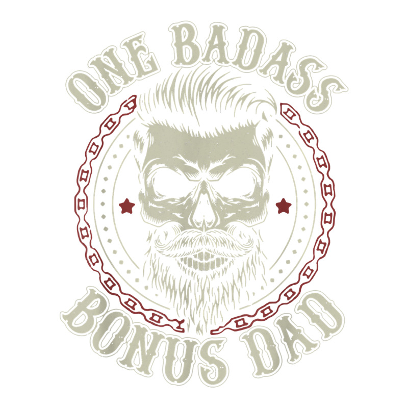 Mens One Badass Bonus Dad Birthday Step Dad Father's Day Tee T Shirt Long Sleeve Baby Bodysuit by carlianagorley | Artistshot