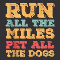 Run All The Miles Pet All The Dogs Funny Marathon Running Tank Top Vintage Hoodie | Artistshot