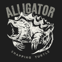 Alligator Snapping Turtle, Vintage Design For Reptile Lovers T Shirt Classic T-shirt | Artistshot