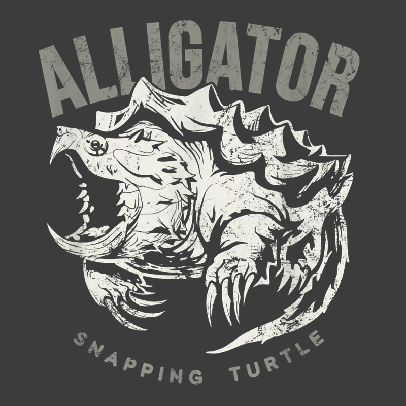 Alligator Snapping Turtle, Vintage Design For Reptile Lovers T Shirt Men's Polo Shirt | Artistshot