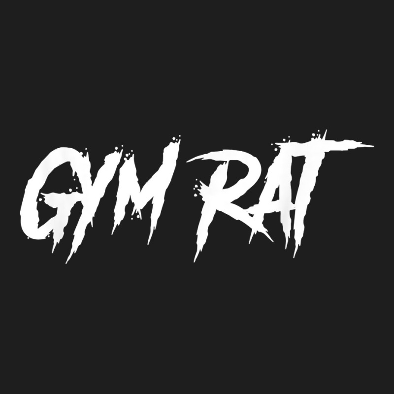 Gym Rat Gifts Men Essential Clothes Hustle Fitness Graffiti T-Shirt