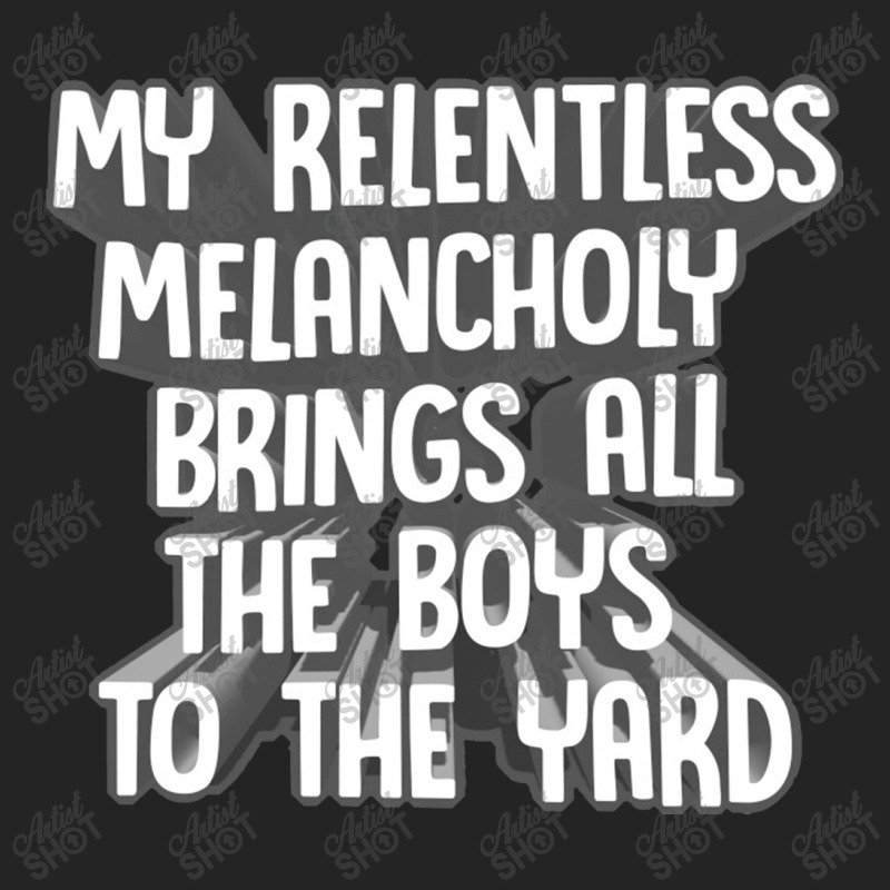 My Relentless Melancholy Brings All The Boys To The Yard 3/4 Sleeve Shirt by qulonuhun | Artistshot