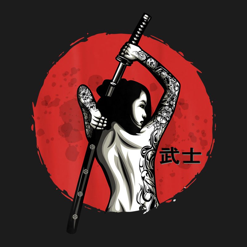 Japanese Warrior   Sexy Samurai   Female Samurai (on Back) T Shirt Hoodie & Jogger set by jayannidifalco | Artistshot