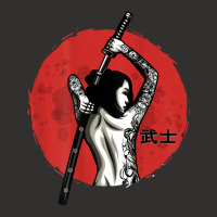 Japanese Warrior   Sexy Samurai   Female Samurai (on Back) T Shirt Champion Hoodie | Artistshot