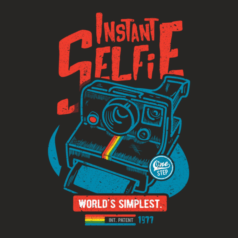 Vintage Edition   Instant Selfie Ladies Fitted T-Shirt by camislo | Artistshot