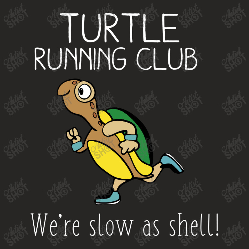 Turtle Running Club Ladies Fitted T-Shirt by Lilin Art | Artistshot