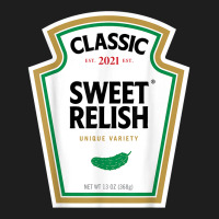 Sweet Relish Diy Halloween Costume Condiment Green Pickle T Shirt Classic T-shirt | Artistshot