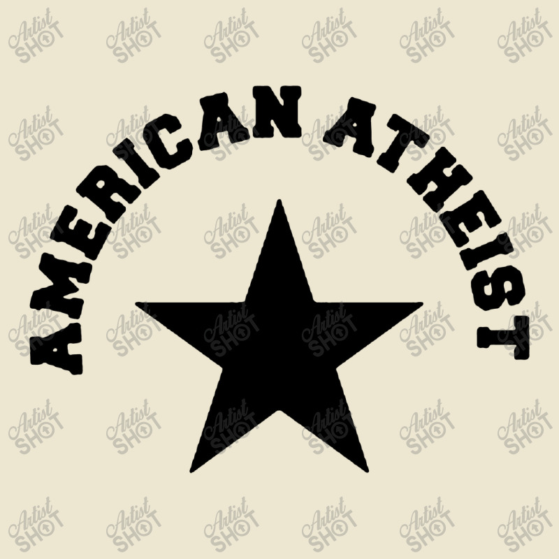 American Atheist Cropped Hoodie by Adrian Spencer | Artistshot