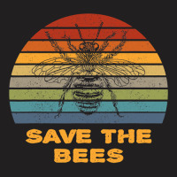 Bee Beekeeper Save The Bees Retro Bumble Bee Silhouette Beekeeper Gift T-shirt | Artistshot