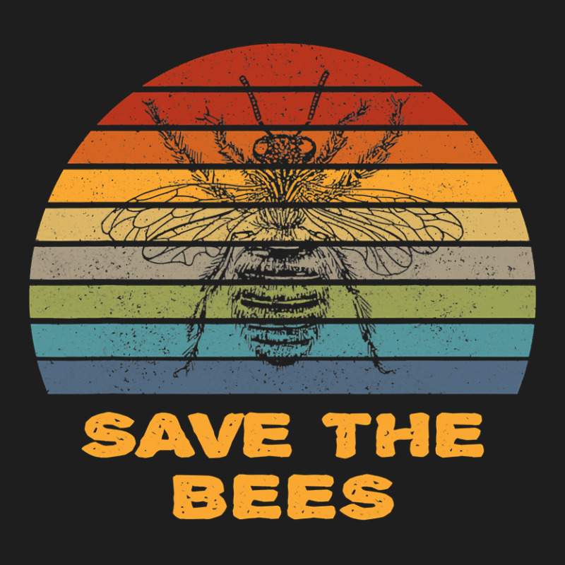 Bee Beekeeper Save The Bees Retro Bumble Bee Silhouette Beekeeper Gift Classic T-shirt | Artistshot