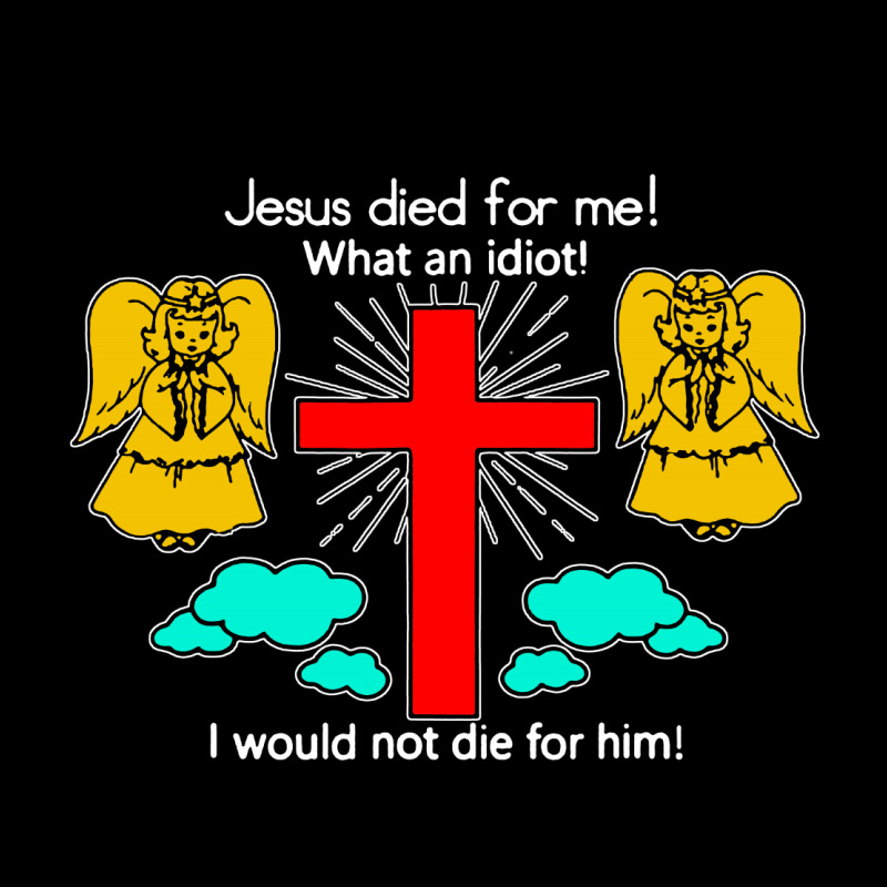 Jesus Died For Me Cropped Hoodie by jurdex Tees | Artistshot