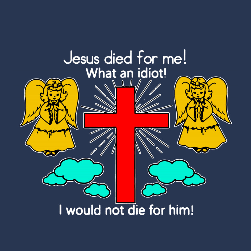 Jesus Died For Me Ladies Denim Jacket by jurdex Tees | Artistshot