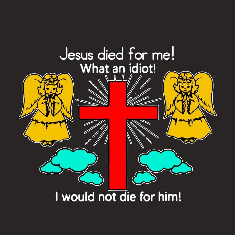 Jesus Died For Me Ladies Fitted T-Shirt by jurdex Tees | Artistshot