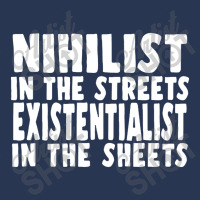 Nihilist In The Streets, Existentialist In The Sheets Men Denim Jacket | Artistshot