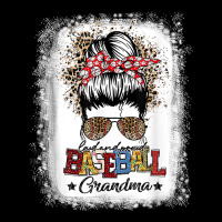 Loud Proud Baseball Grandma Life Messy Bun Leopard Game Day T Shirt Adjustable Cap | Artistshot