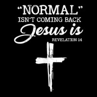 Normal Isn't Coming Back But Jesus Is Revelation 14 Costume T Shirt Adjustable Cap | Artistshot