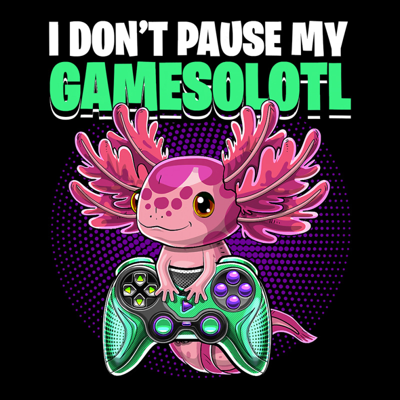 Axolotl I Dont Pause My Gamesolotl Axolotl Video Game Boys Kids 425 Lightweight Hoodie by circularflap | Artistshot